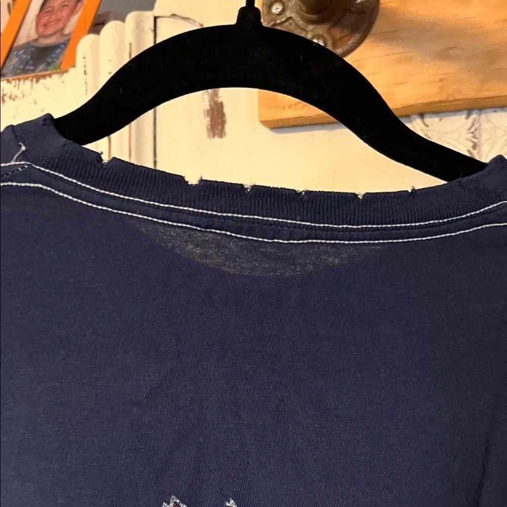 Van Helen Tour tee Colorful Graphic Poncho Top - Picture 5 of 12